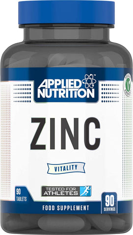 Applied Nutrition Zinc - 90 tablets . . . . . . . . .  .