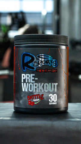 R sports momentum pre workout